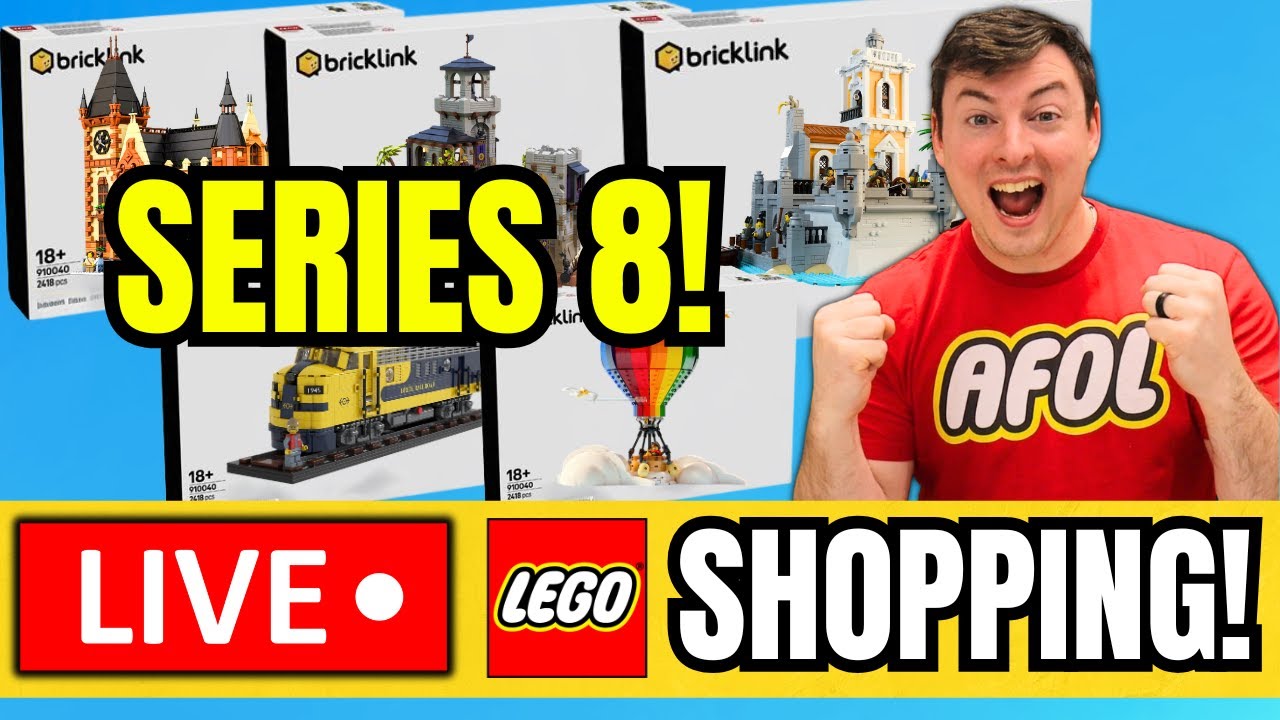 LEGO Bricklink Designer Program Series 8 Pre-Order Party Livestream!