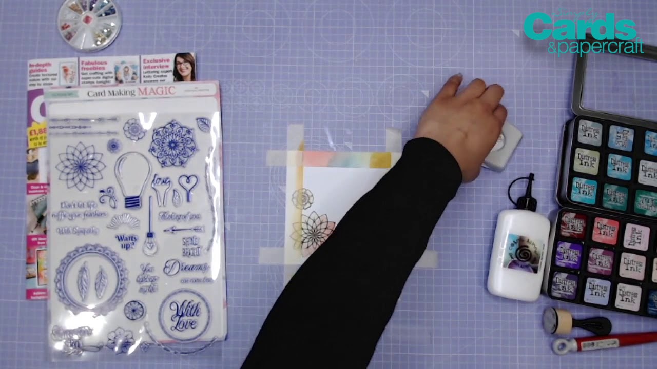 Stamp Masking with Simply Cards & Papercraft 190 Gift