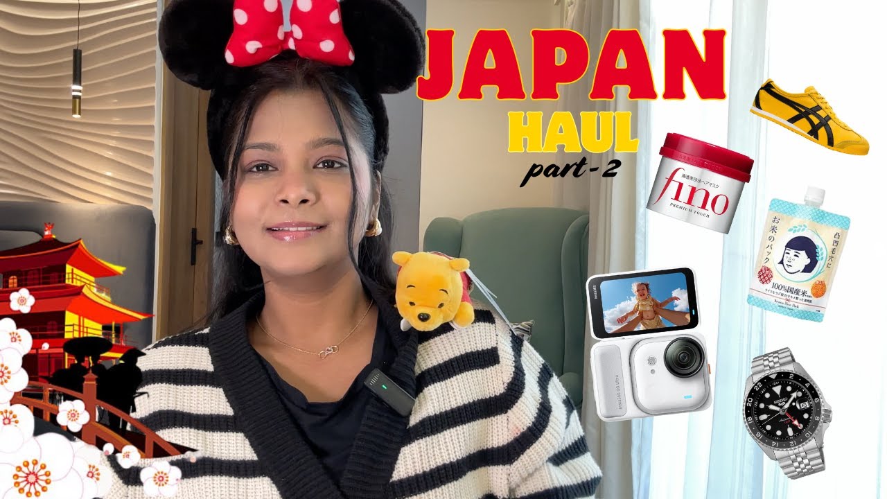 JAPAN HAUL- Watches, Camera, Makeup, Skincare, Chocolates | Everything I bought from #japan 🇯🇵 Part2