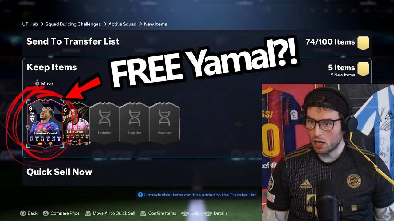 Day 1 of TOTY and EA Messed Up Giving a FREE 91 Yamal?!
