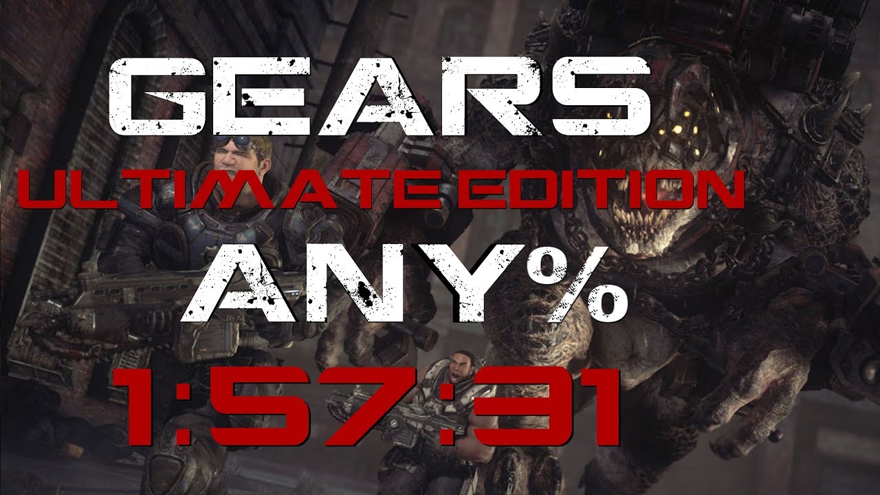 My Old Gears UE World Record Any% Speedrun - 1:57:31 Xbox RTA