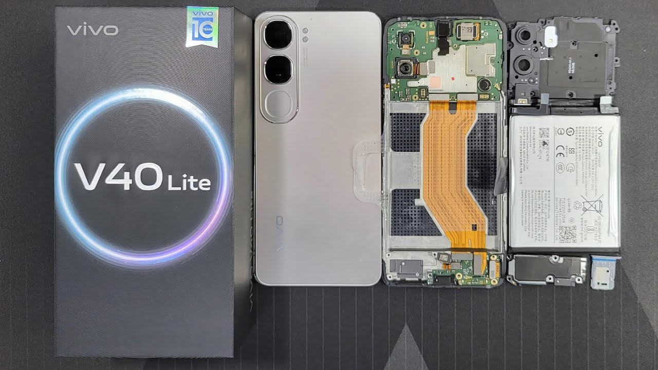 VIVO V40 Lite TEARDOWN & DISASSEMBLY !!! NO DETAIL INFORMATION !!!