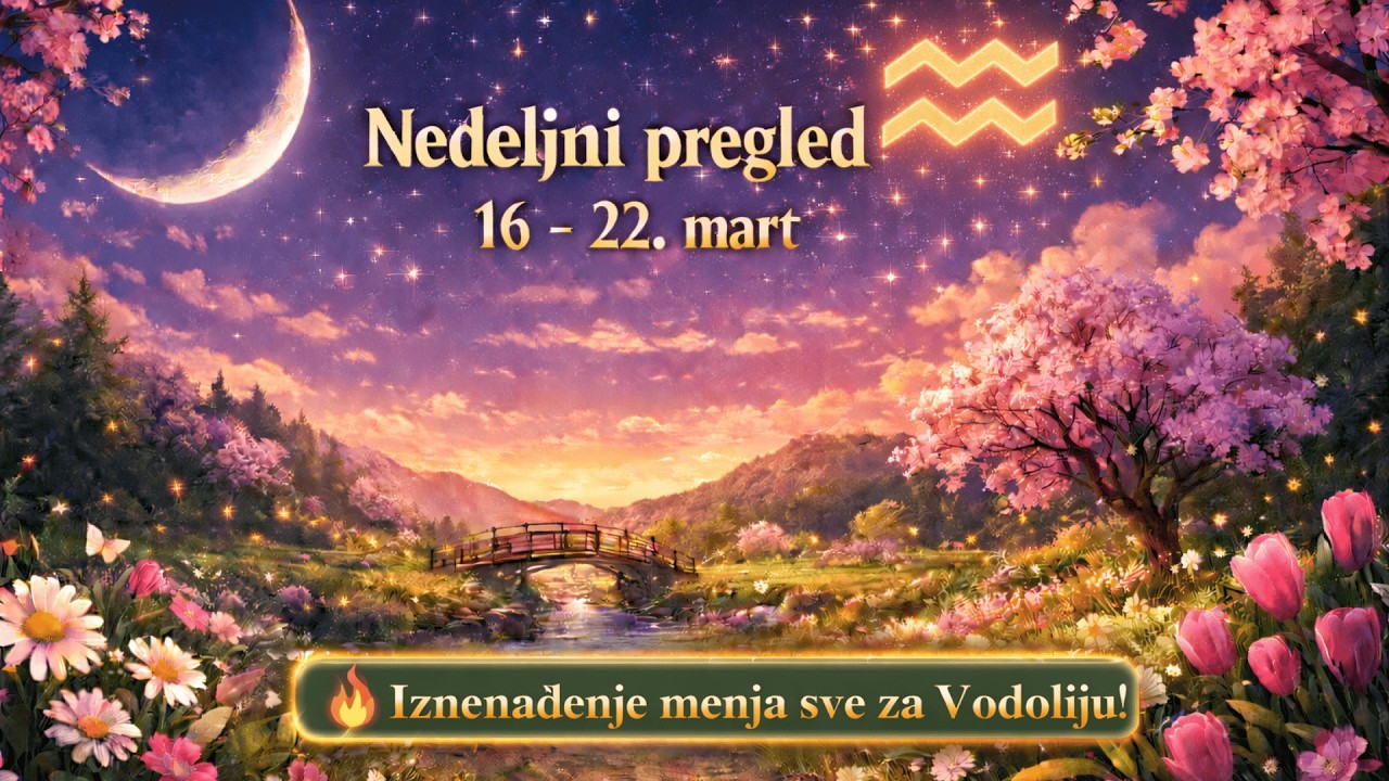 ♒ VODOLIJA | 16–22. mart 2026 | Neočekivani novi početak