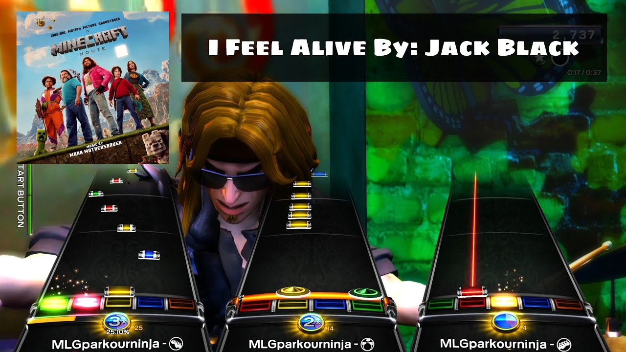 I Feel Alive - Jack Black | Rock Band 3 Custom