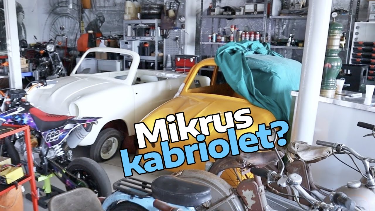 Mikrus kabriolet | Kolekcja Fiatow 126p i fabrycznie nowa karoseria Fiata 125p - Tajemnice Zbigniewa