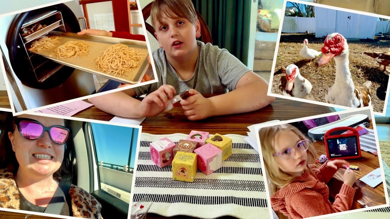 From Scratch Pasta Day 🍝 | Cozy Family Vlog + Valentine Prep