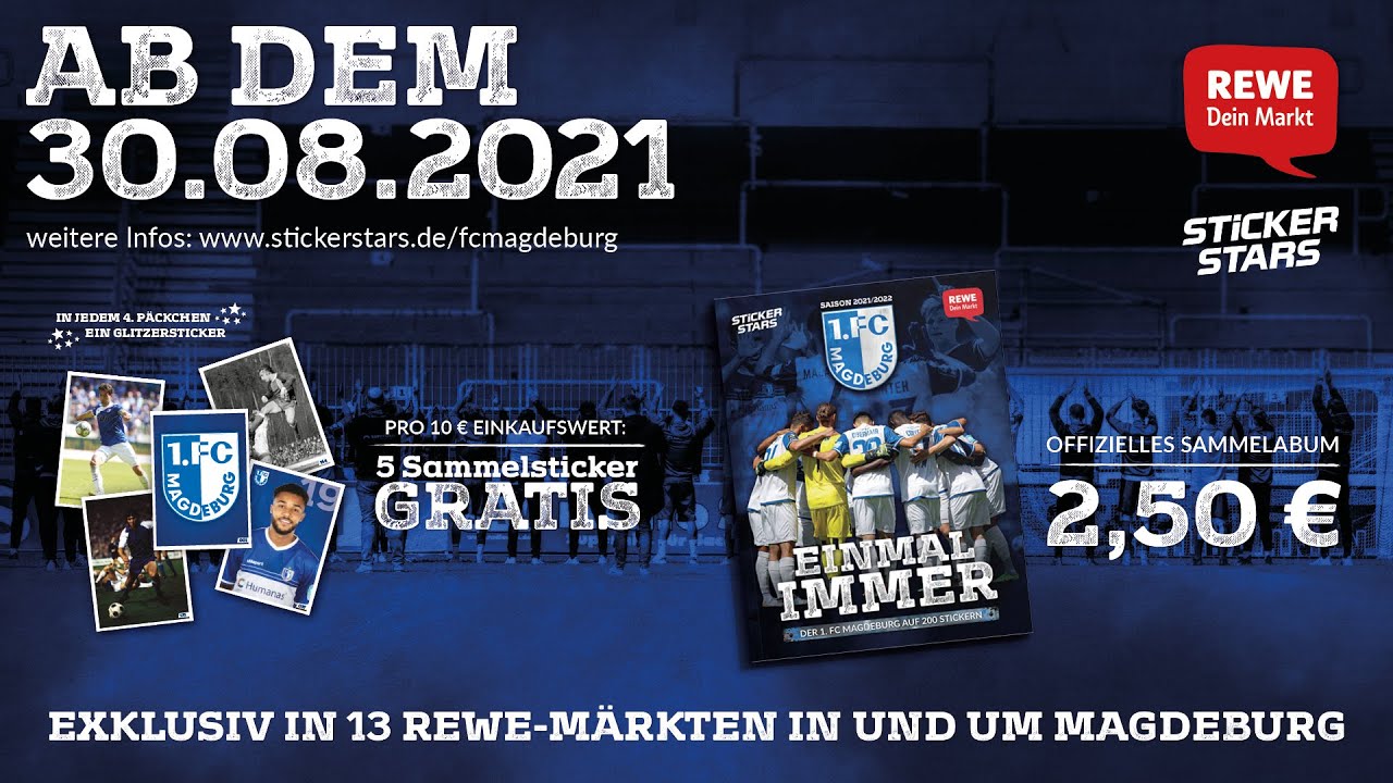 Für FANS vom 1. FCM: Das REWE-Stickeralbum | Magdeburg Kompakt