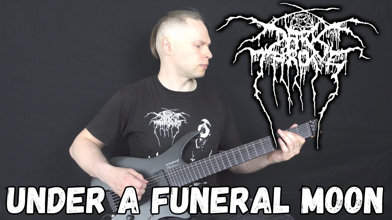 Darkthrone - Under A Funeral Moon (Guitar cover)