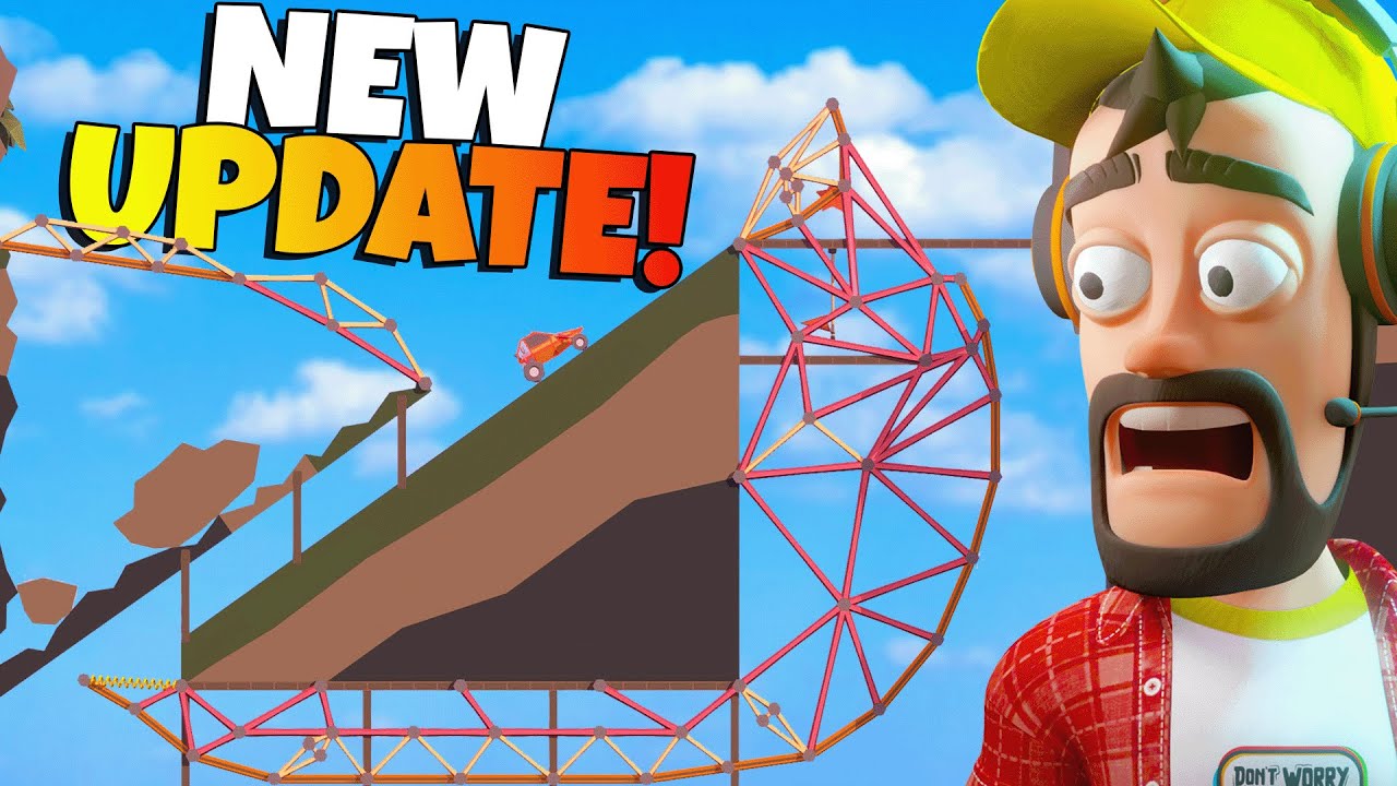 Building OUTRAGEOUS Bridges in The NEW UPDATE For Poly Bridge 2!!