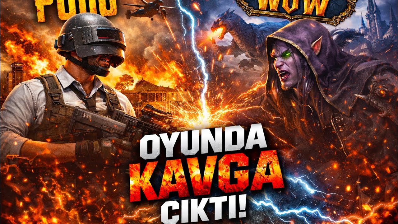 ARKADAŞLARIMLA BERABER WOW OYNADIK KAVGA ÇIKTI￼!!!