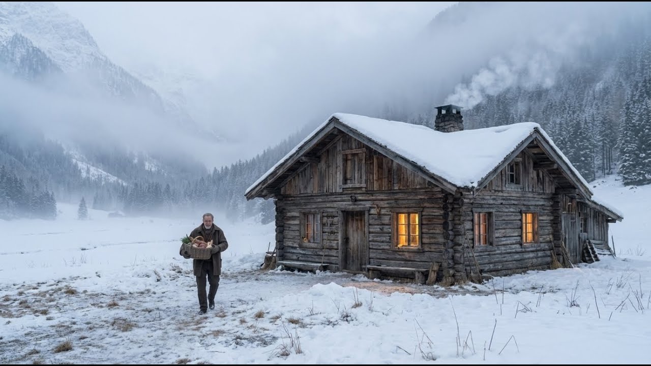 An Old Man Cooking in the Mountains #cooking #mountainlife #silentvlog #foodchallenge