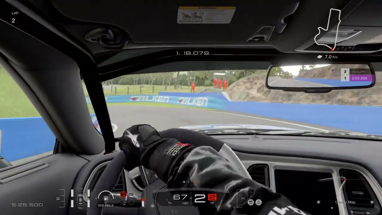 The Cadillac Boat hits Mount Panorama! Literally! 1 good lap for progress records.