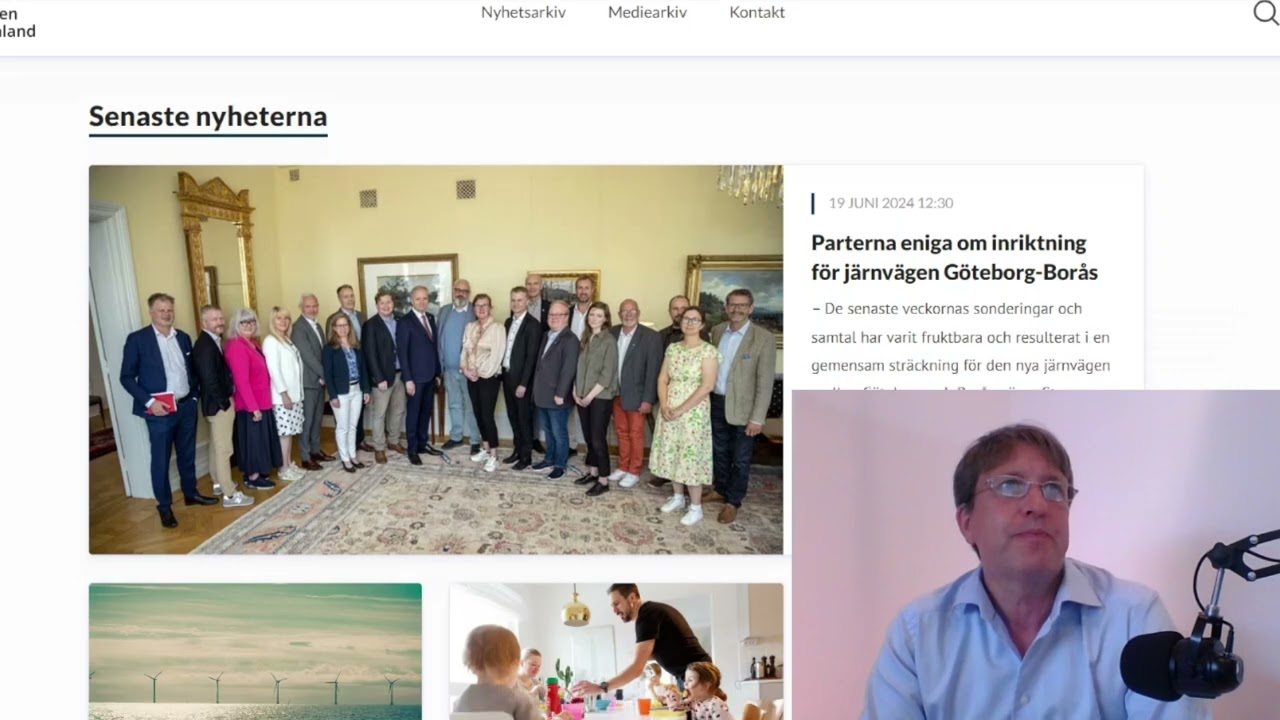 Stoppa nya stambanor för höghastighetståg genom Härryda; Göteborg-Borås - Peter Arvidsson (SD)