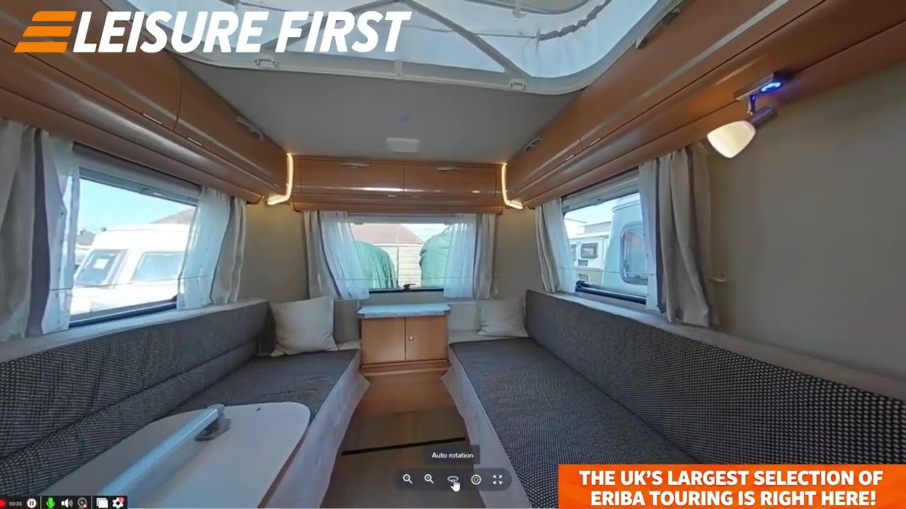 Eriba Triton 420 Legend Multi-Function Bed ''2014-17'' Interior 360&deg; panoramic tour #hymer  #eriba