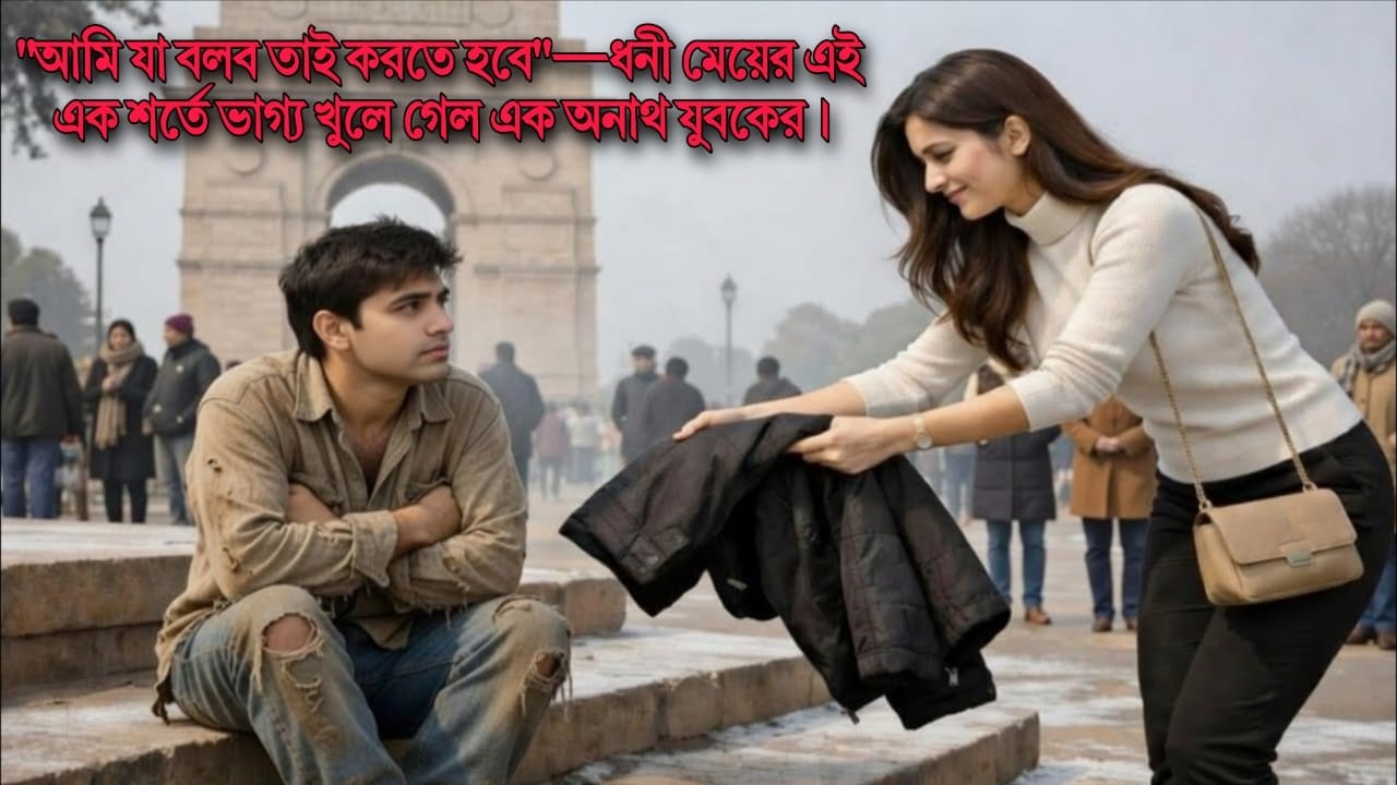 ইন্ডিয়া গেটে শীতে কাঁপছিল ছেলেটি, বড়লোকের মেয়েটির এক শর্তে বদলে গেল তার জীবন!