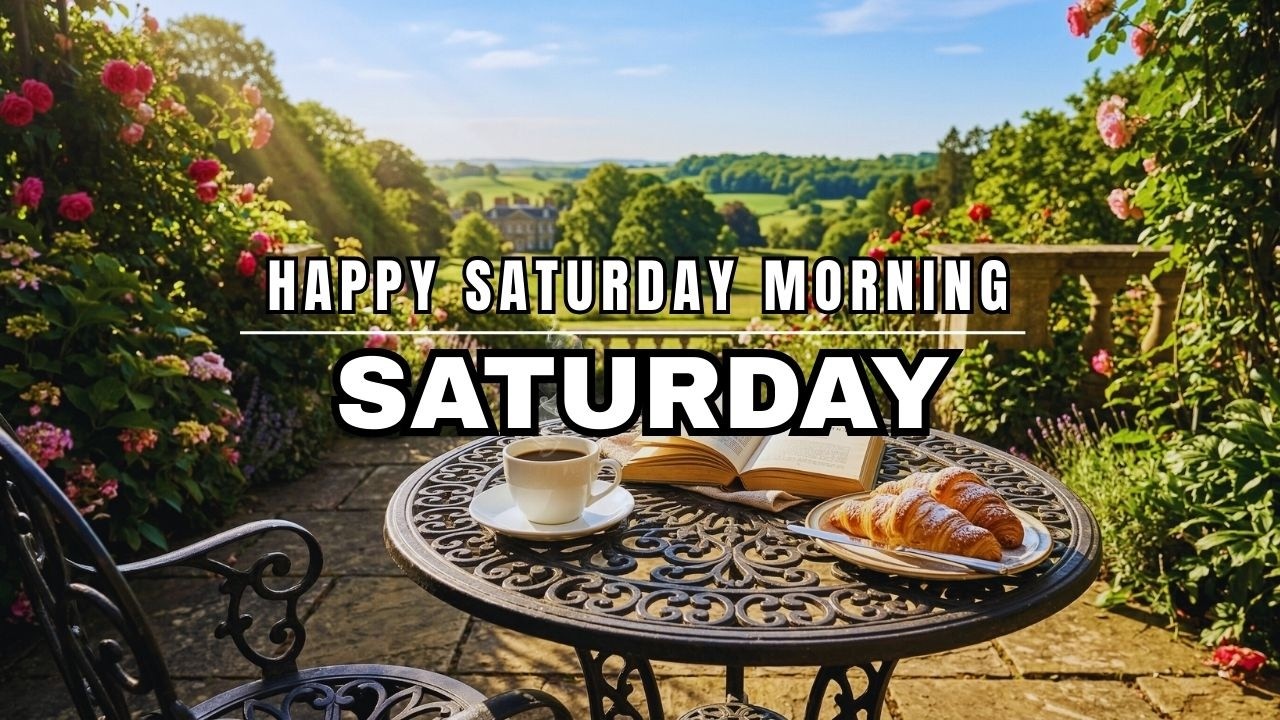 🔴 Happy Saturday Morning ☀️ Relaxing Floral Garden Jazz & Bossa Nova for a Peaceful Weekend