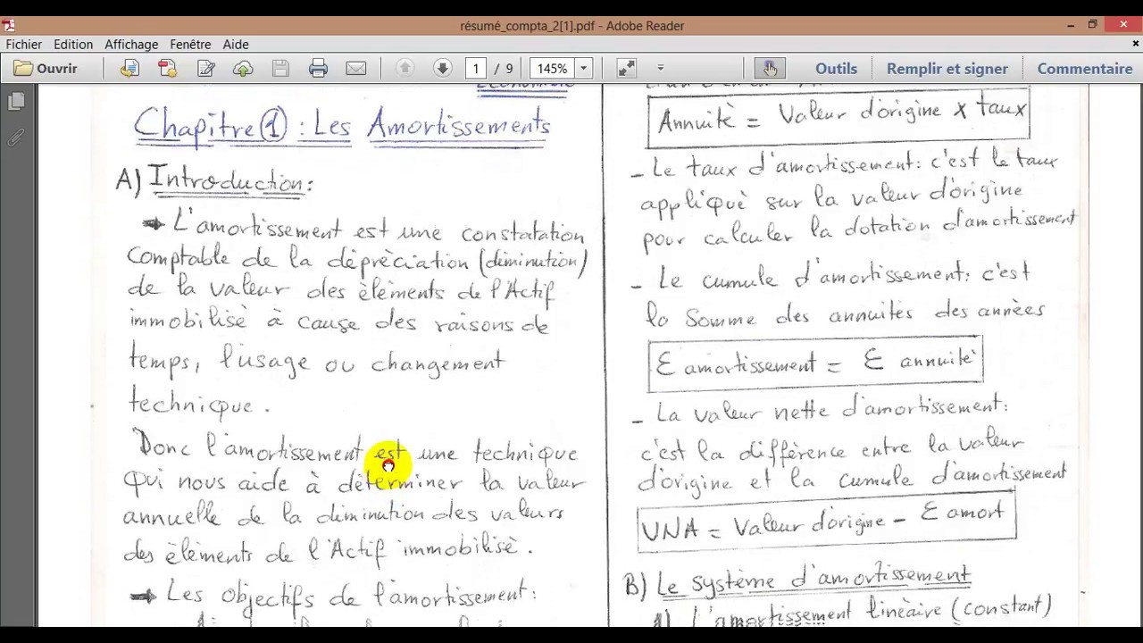 Comptabilité générale S2 