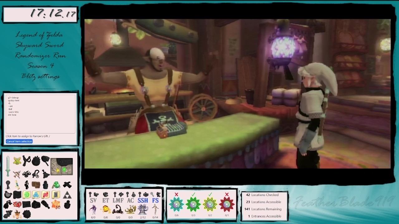Practice Run - Legend of Zelda Skyward Sword Randomizer - 2-27-2026