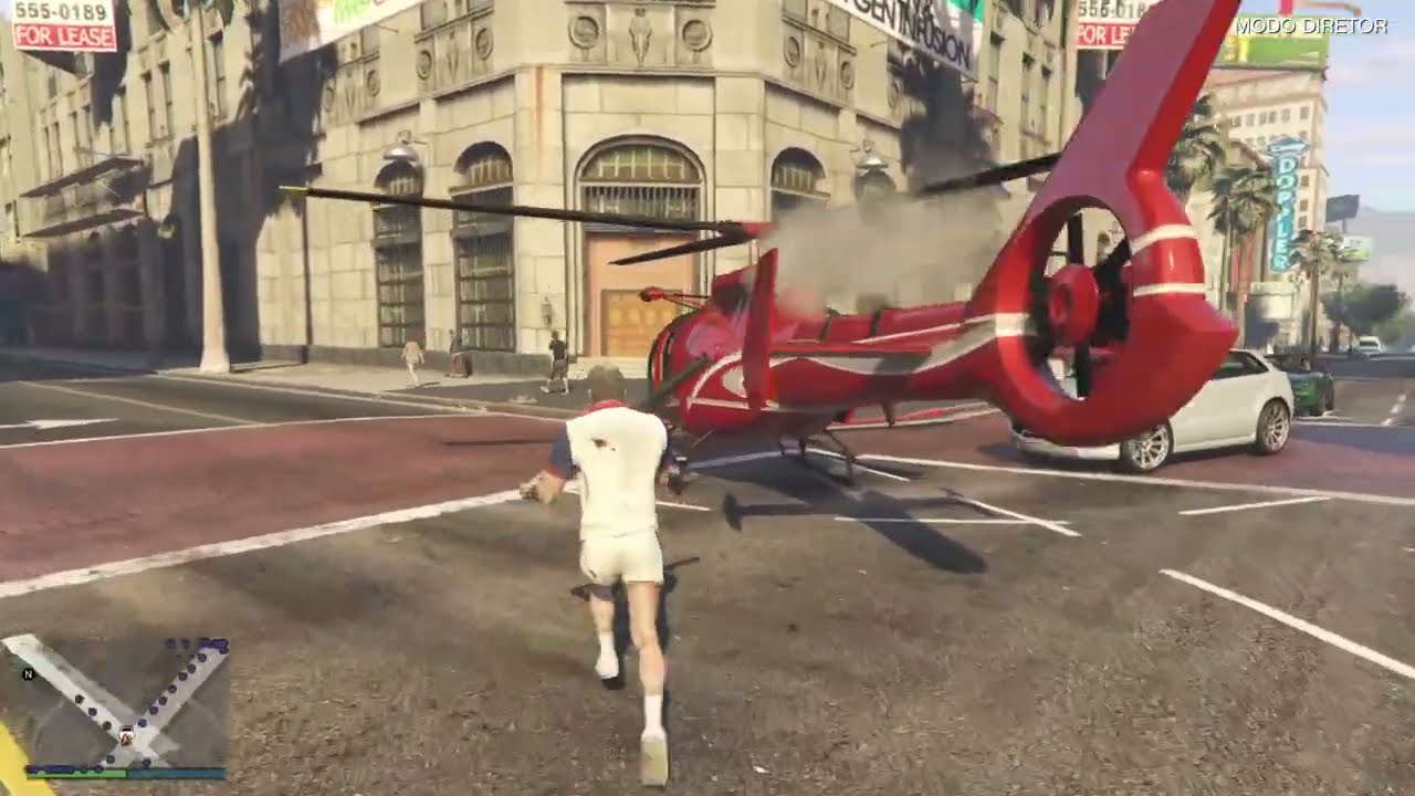 Gta 5 destruição com helicópteros