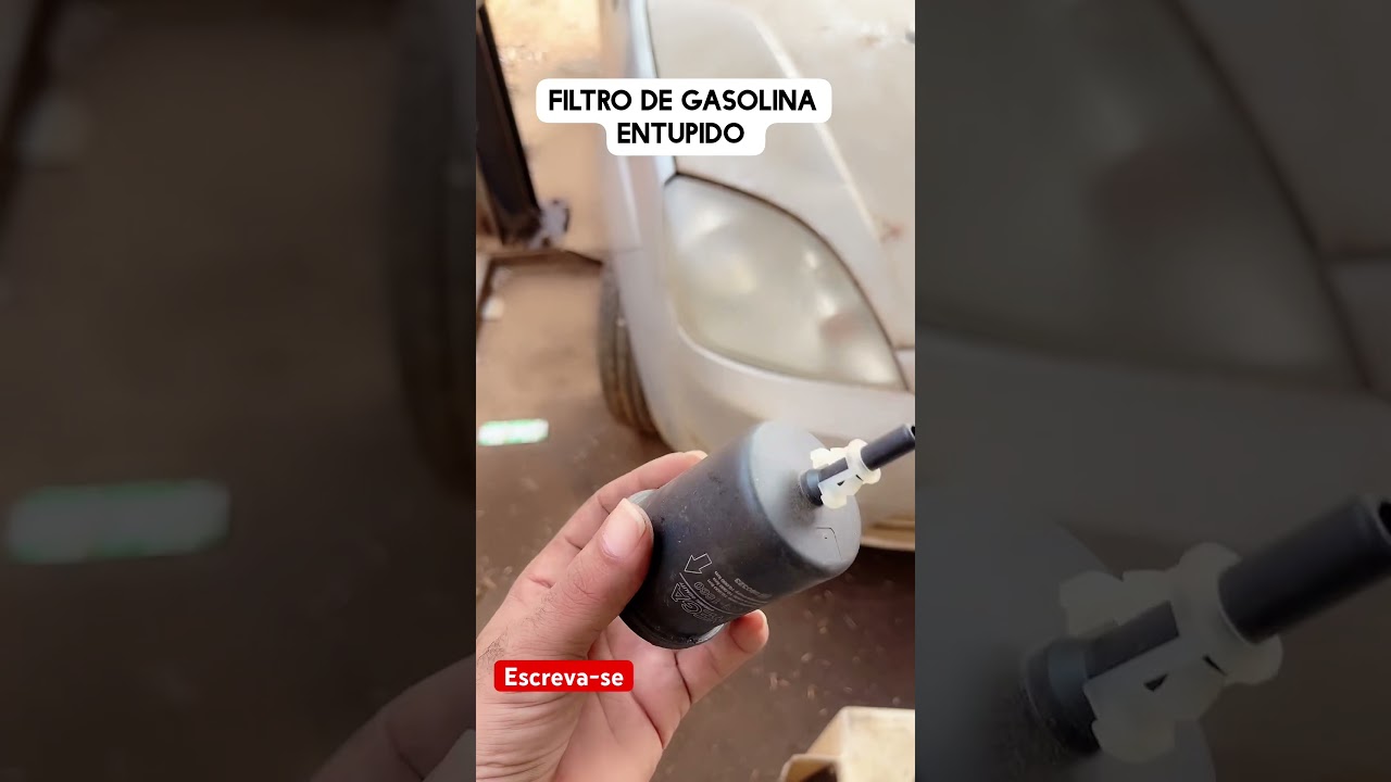 Filtro de gasolina entupido #revisao #carro #mecanica #filtro #gasolina #carrofalhando #fracocarro