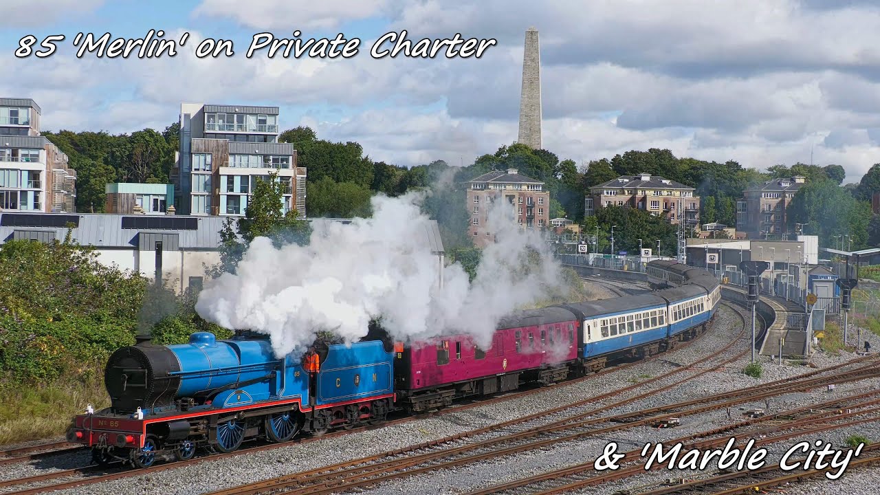 RPSI 85 'Merlin' on a Private Charter & 'Marble City' tour - 28th July & 13th August 2023