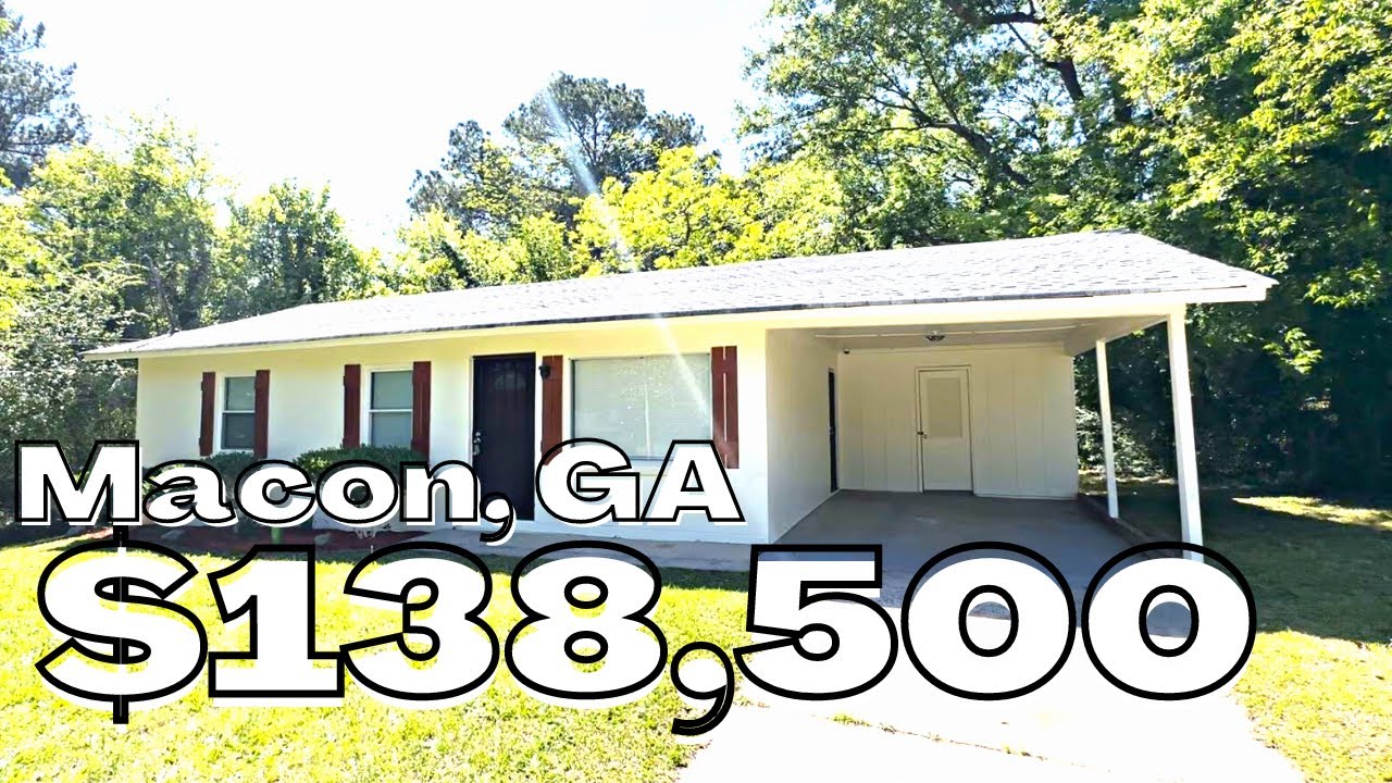 Unbelievable Find: Tour this $138K Macon House!