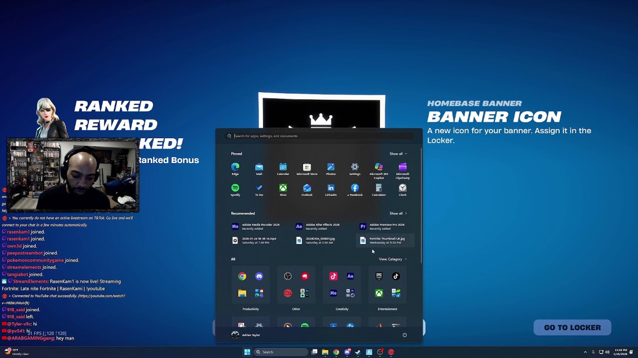 Late nite Fortnite