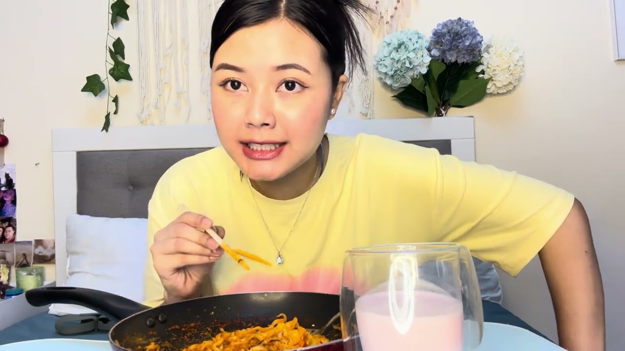 WARNING ⛔️ pls Don’t watch| Boring Video Alert | 2X Spicy Korean Noodles 🍜 CHALLENGE |