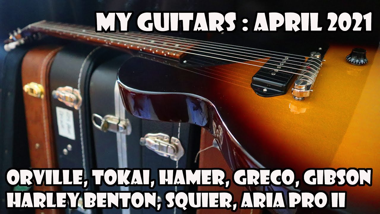My Guitar Collection : April 2021. I think I need to seek help/get a bigger room