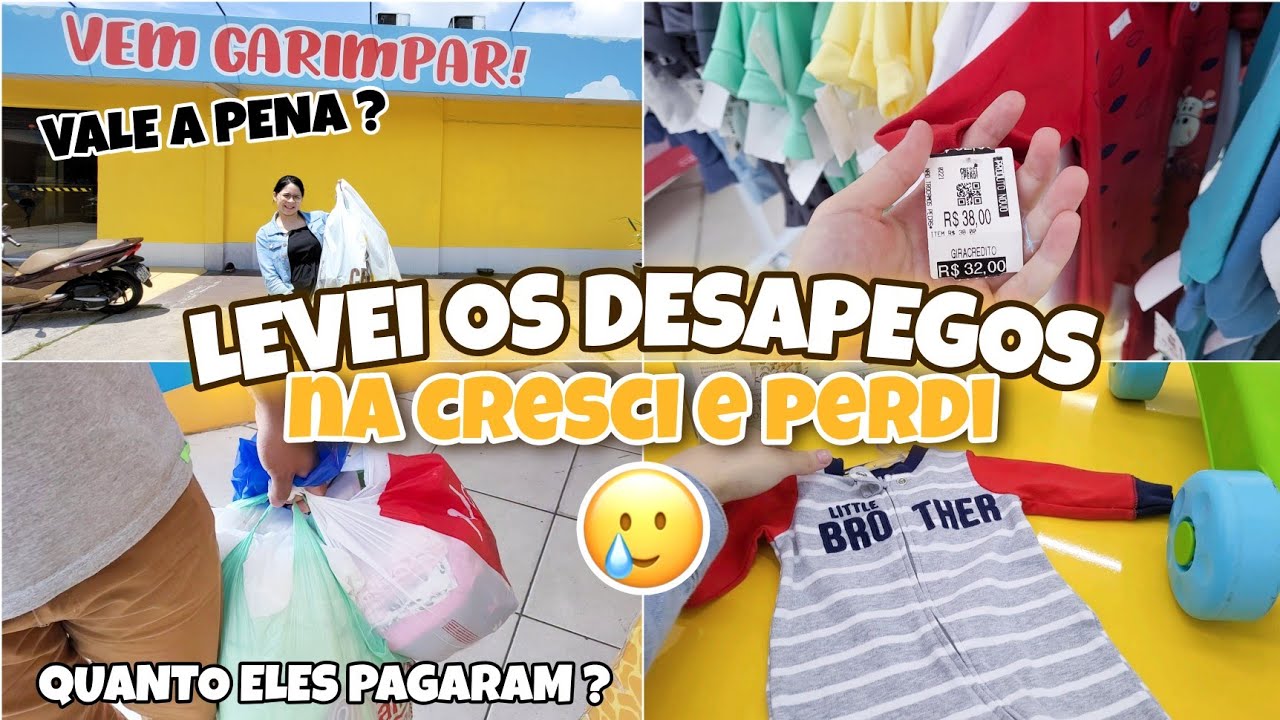 ME DECEPCIONEI NO BRECHÓ INFANTIL CRESCI PERDI - SERÁ QUE AINDA VALE A PENA ??