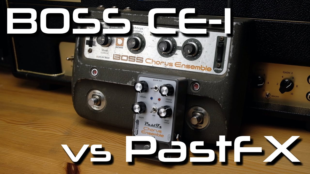 Can the PastFX Chorus Ensemble nail the legendary Boss CE-1 chorus tone?