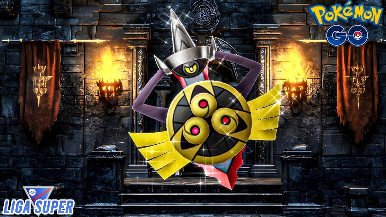 UNO DE LOS SHINY MÁS BONITOS ¡AEGISLASH Y SU CAMBIO DE FORMA EN LIGA SÚPER!