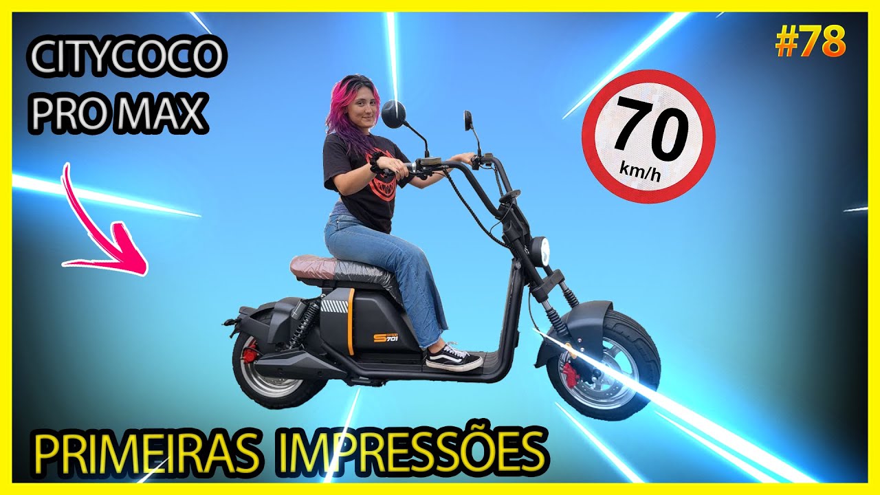 SCOOTER CITYCOCO 3000W 70KM/H - Primeiras impressões #citycoco #LAB078