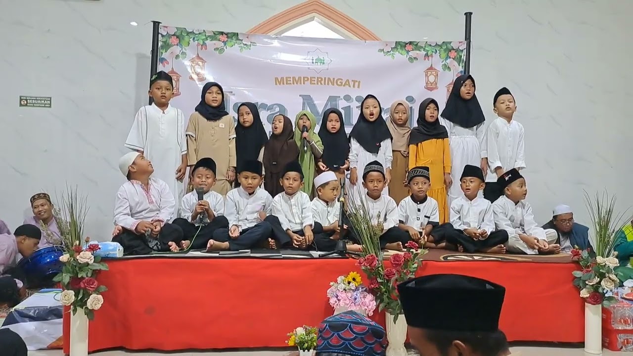 Penampilan TPA Tarbiyatul Banin Taman Ria Persada Ciseeng 6 Februari 2026 di Masjid Nurul Islam