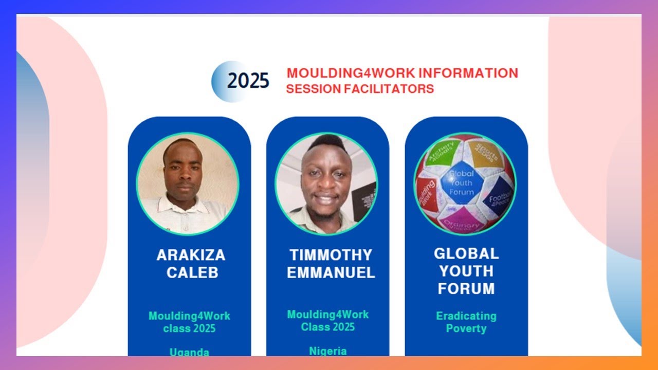 Moulding4Work 2026 Information Session