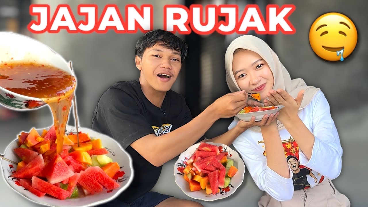 Rasa Pedas Berubah Jadi Manis 😍‼️ Zulfa Lanang Makan Rujak Sama Mbak Putri 🤤🤤