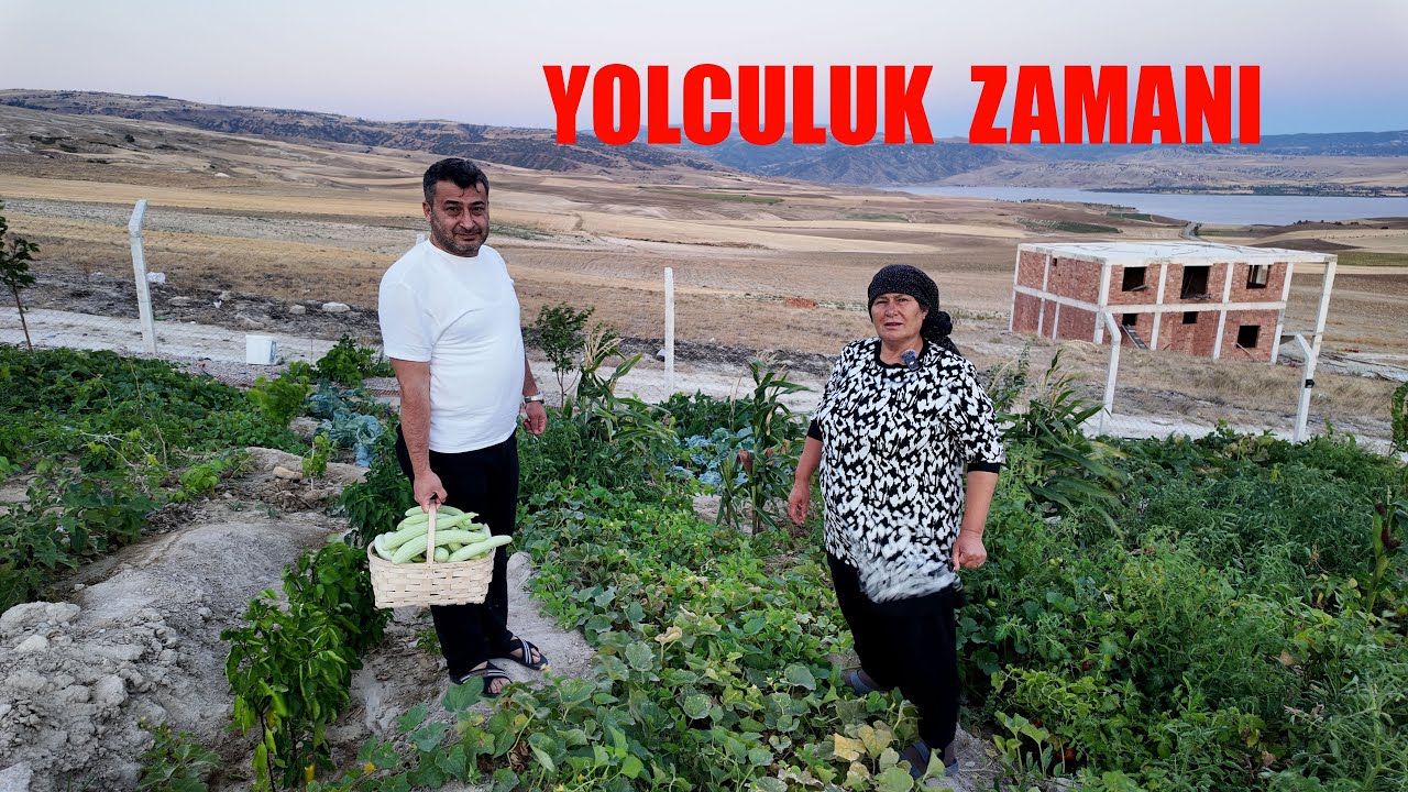 KIZIMIZ ÖZLEMLE BÜYÜK BAHÇE HASATIMIZ YOLCULUK ZAMANI