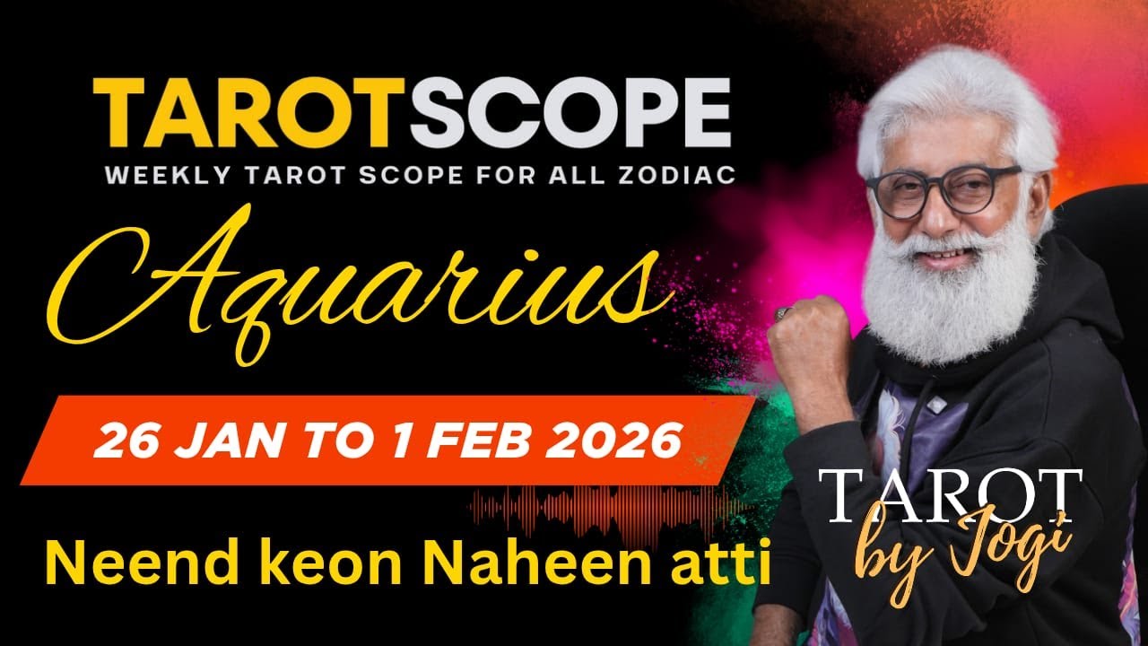 Aquarius Horoscope Weekly | 26 Jan-1 Feb 2026 | TarotScope | Reason Behind Sleeplessness | Wish Card