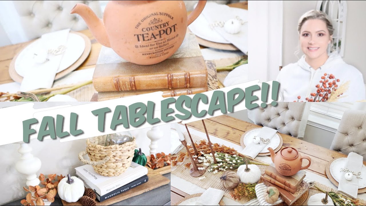 Fall Decorate with me! Fall Tablescape ideas!