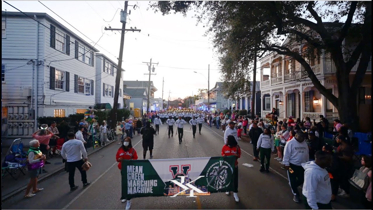 Mississippi Valley State University Marching in the 2025 Krewe of Hermes Parade