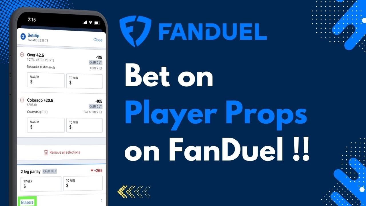 How to Bet on Player Props in FanDuel !