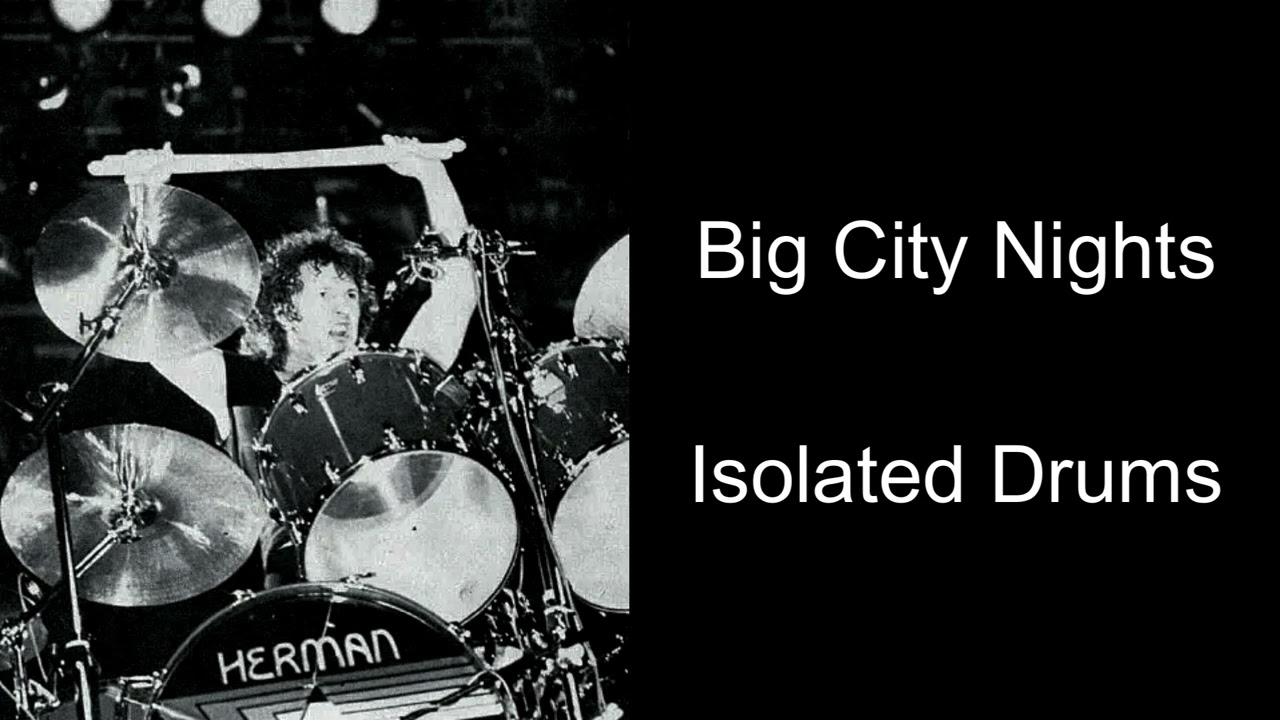 Scorpions Big City Nights Isolated Drums