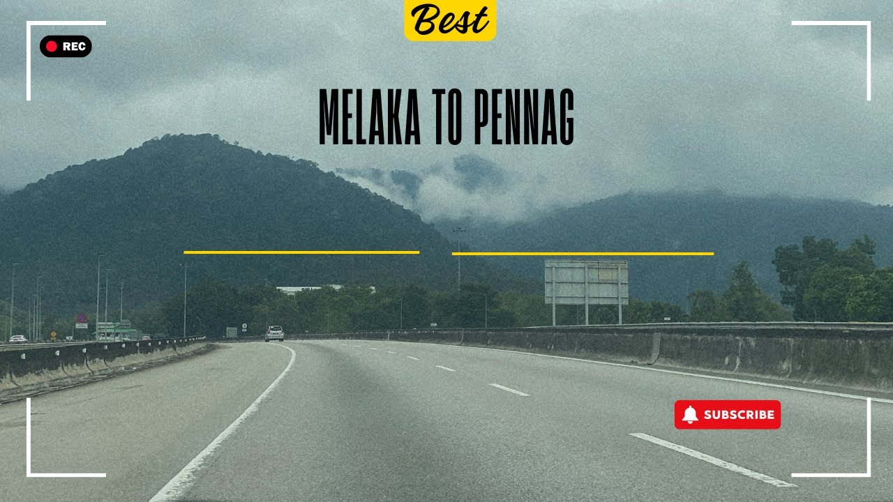 এক শহর থেকে আরেক শহর 🚗 Melaka to Penang Road Trip | Travel Vlog #