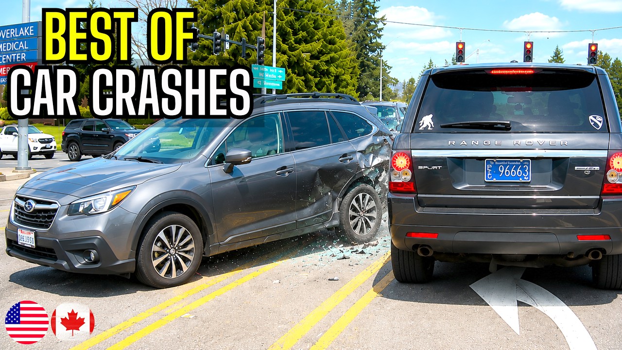 Best of Car Crashes Compilation | USA & Canada - 31
