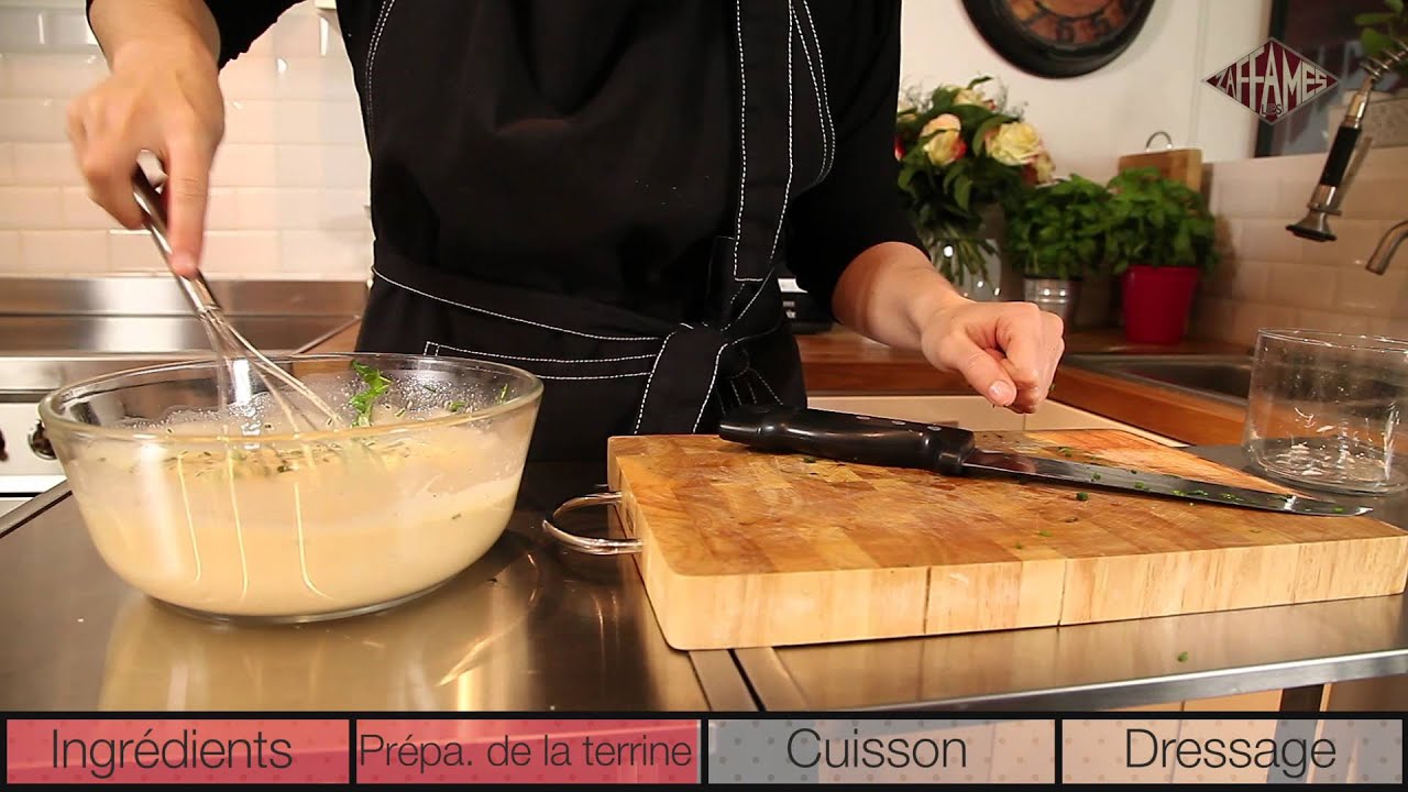 On a faim! Recette de terrine au crabe et aux herbes