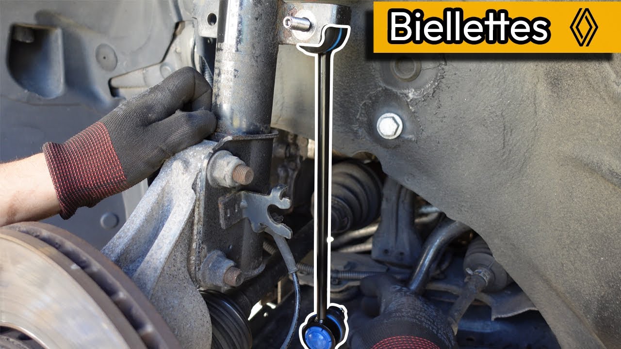Remplacer les biellettes de barre stabilisatrice.
