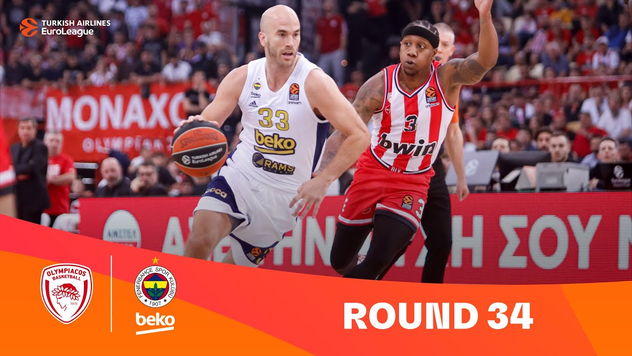 Olympiacos - Fenerbahce | OVERTIME for the WIN  | 34 Highlights |2023-24 Turkish Airlines EuroLeague
