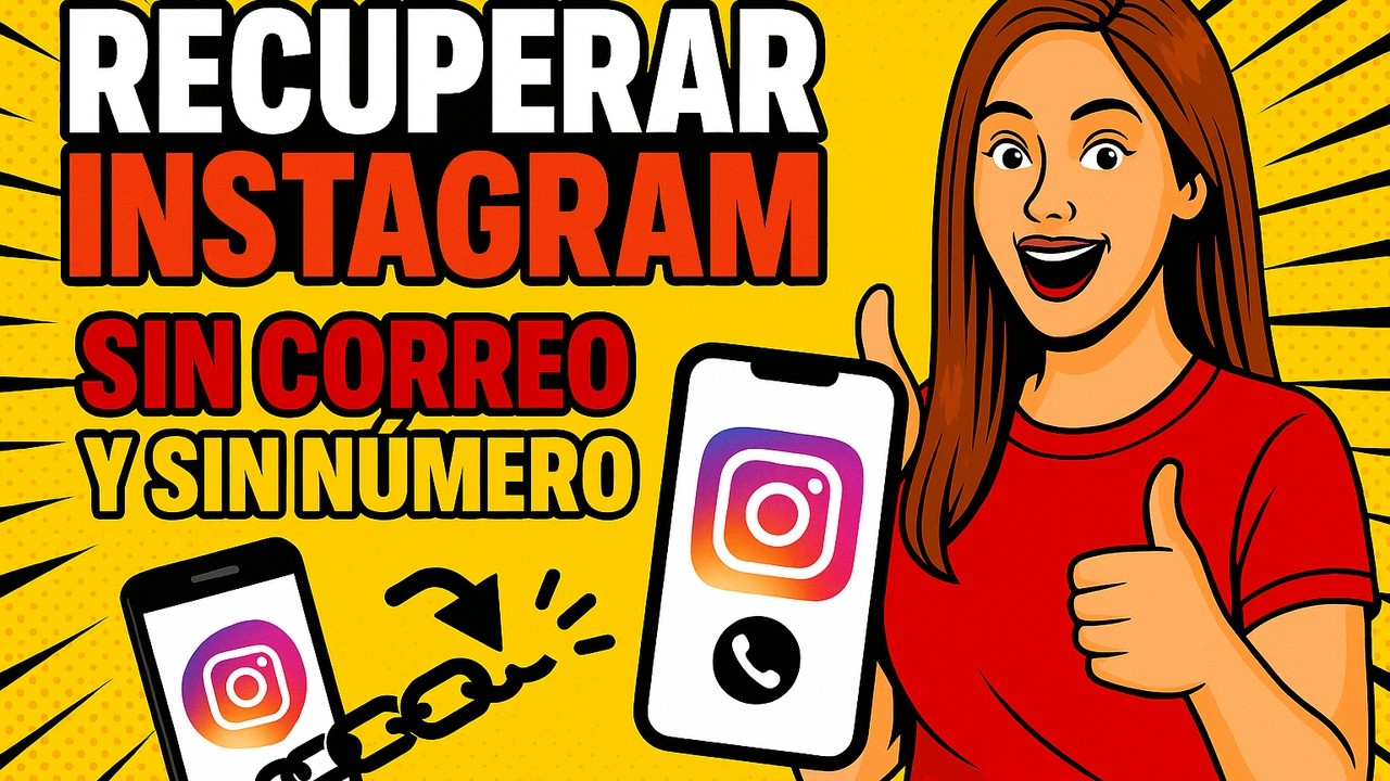 COMO RECUPERAR mi CUENTA de INSTAGRAM sin CORREO y sin NUMERO ✅