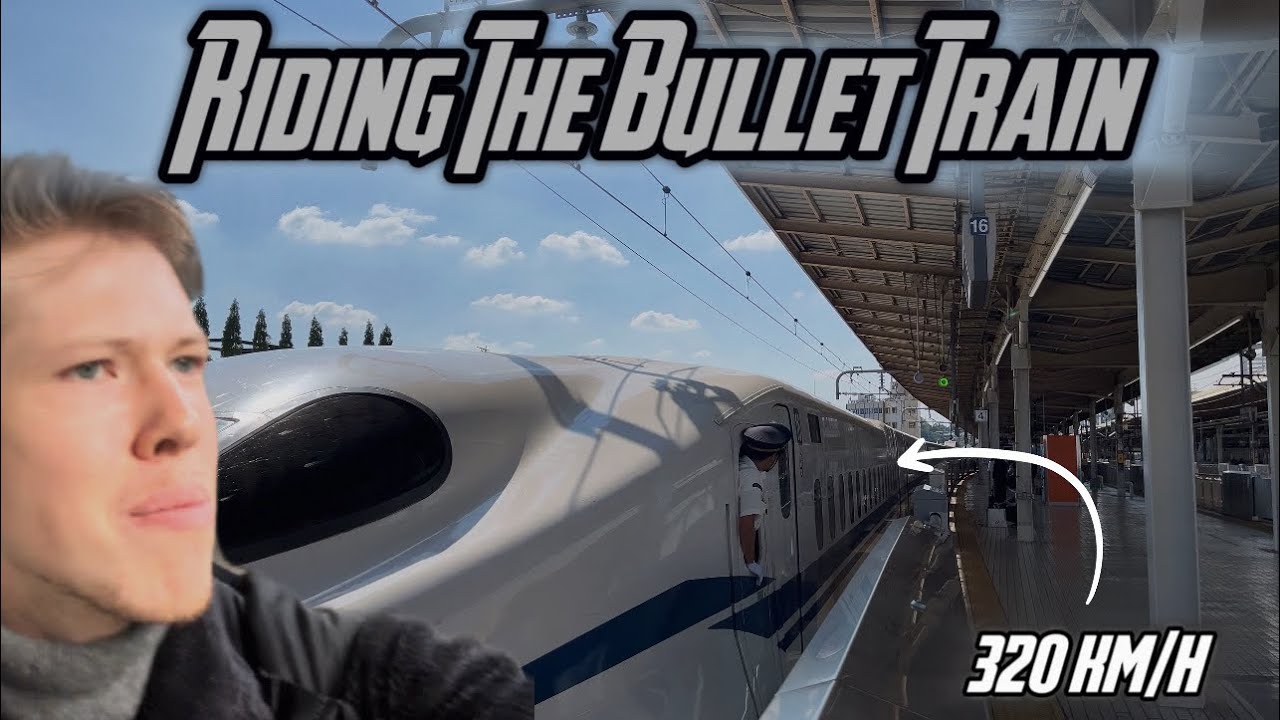 Riding & Touring The Shinkansen | The Bullet Train to Kyoto
