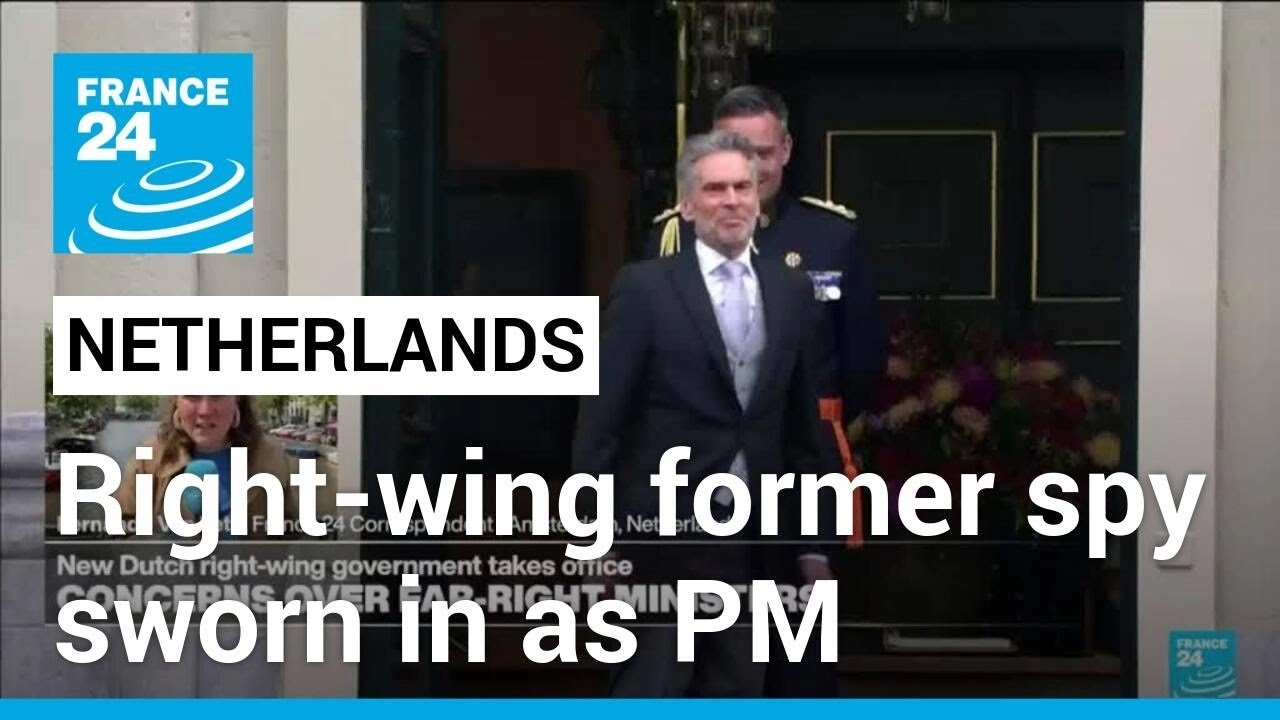Right-wing former spy chief Dick Schoof sworn in as Dutch PM • FRANCE 24 English